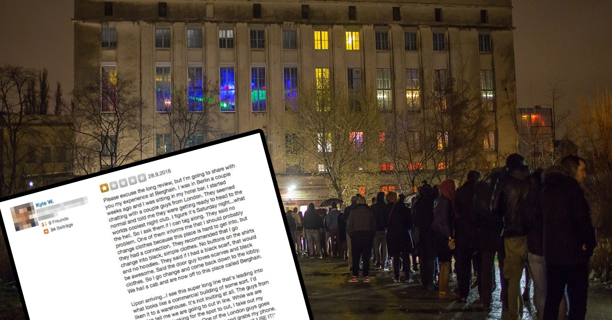 dude who accidentally ended up in berghain left the most ridiculous