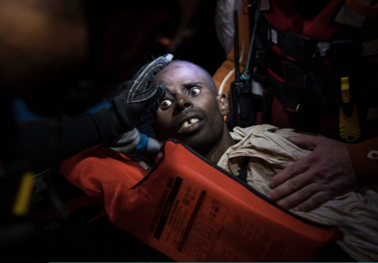 These Tragically Haunting Images Show Migrants Rescued Just Moments Before They Were Killed At Sea