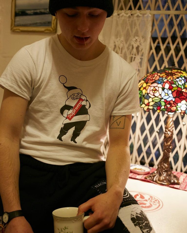 mens white overshirt