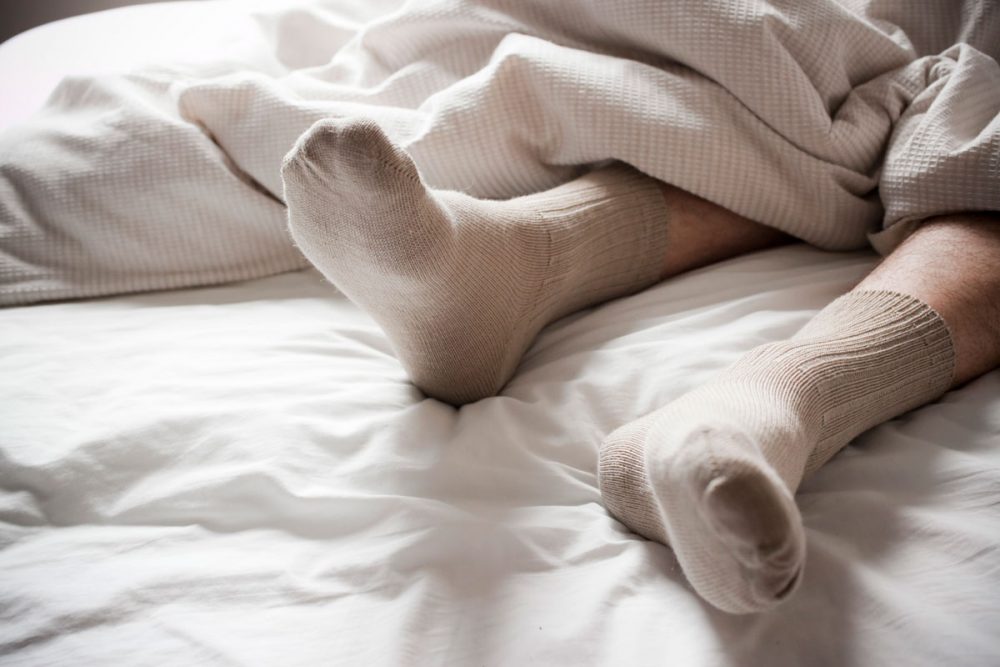 socks-bed