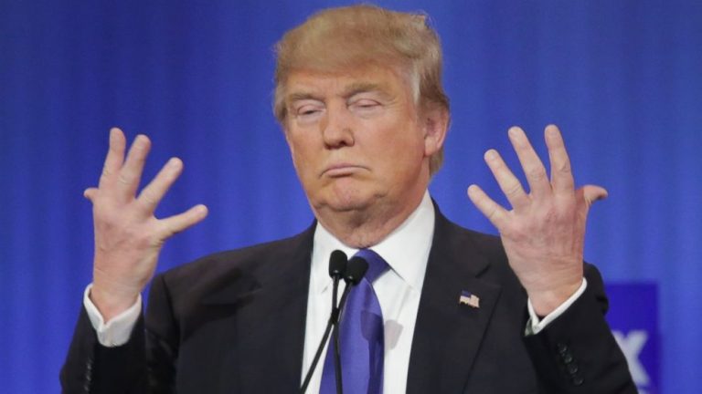 Donald trump hands