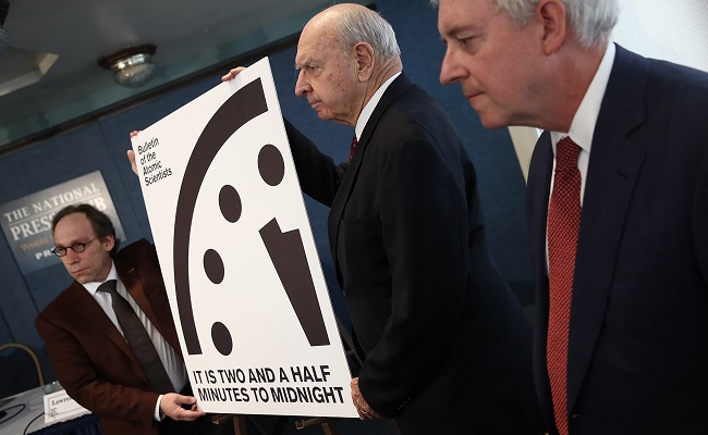 Bulletin Of Atomic Scientists Announces Time On 2017 Doomsday Clock
