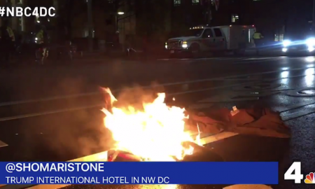 Protestor Lights Himself On Fire