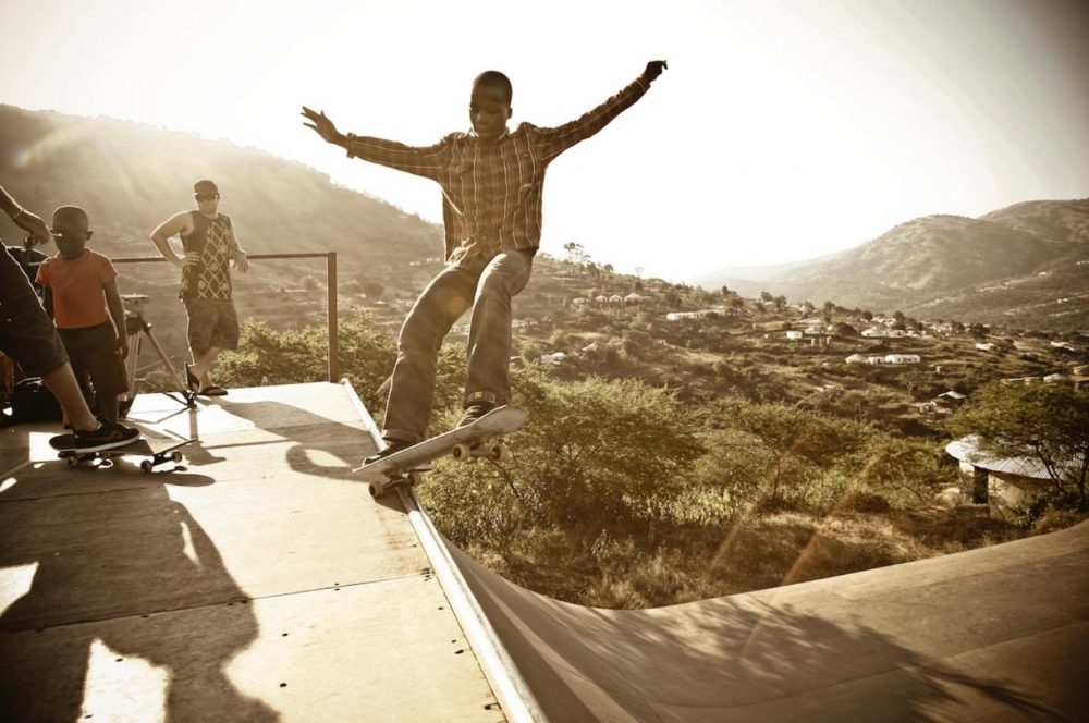 Skateboarding Rural South Africa