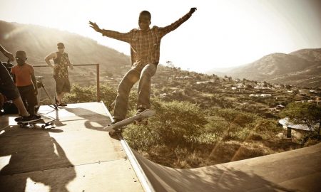 Skateboarding Rural South Africa