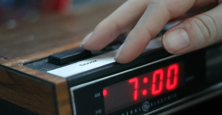 Snooze button