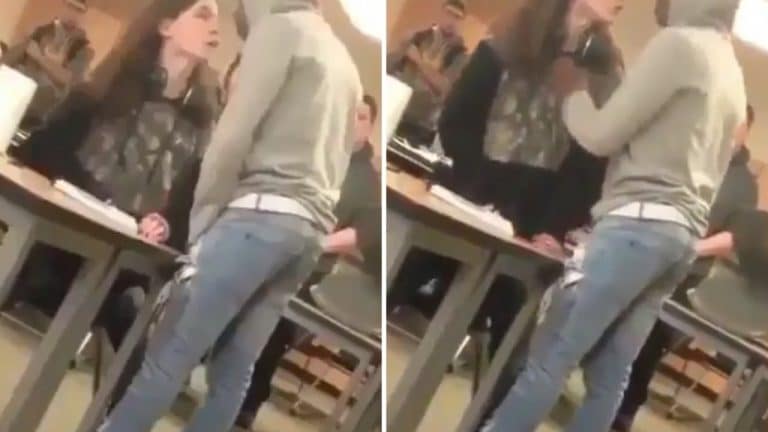 Racist Kid Runs Like A Coward After Dropping The N-Bomb On His Classmate (VIDEO)