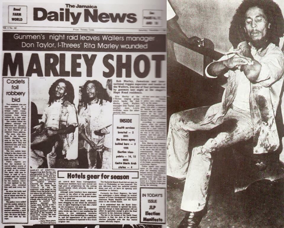 Bob Marley shot