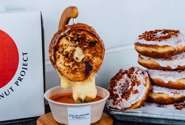 Grilled Cheese Doughnut