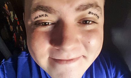 Man Tattoos Eyelids