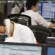 Man stressed at work