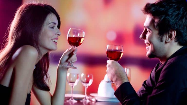 Man woman drink