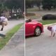 Skateboarder Crushed Extremely Close Call