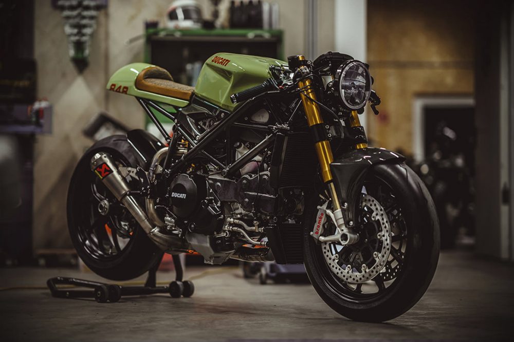 army green 140HP Ducati 848 Evo 2