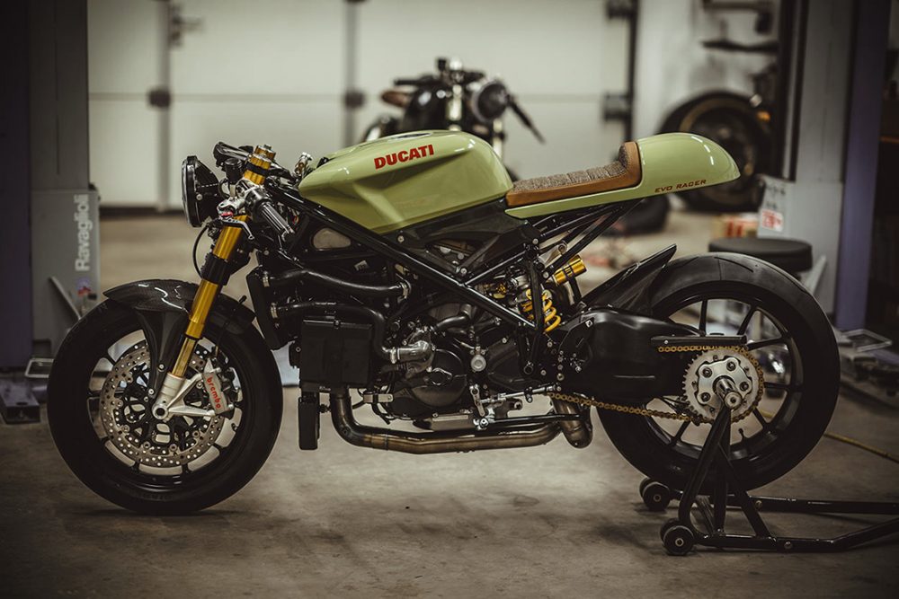 army green 140HP Ducati 848 Evo 6