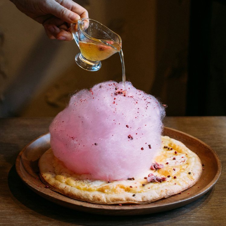 Candyfloss On Pizza