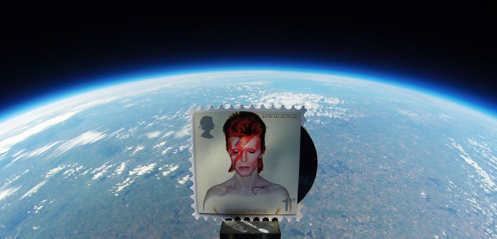 David Bowie Space Stamp