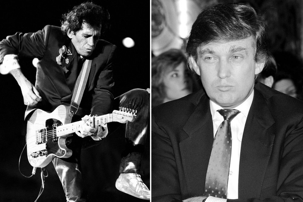 Donald Trump Keith Richards