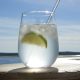 Gin and tonic by the sea