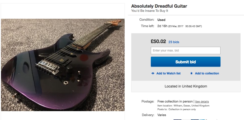 Guitar ebay