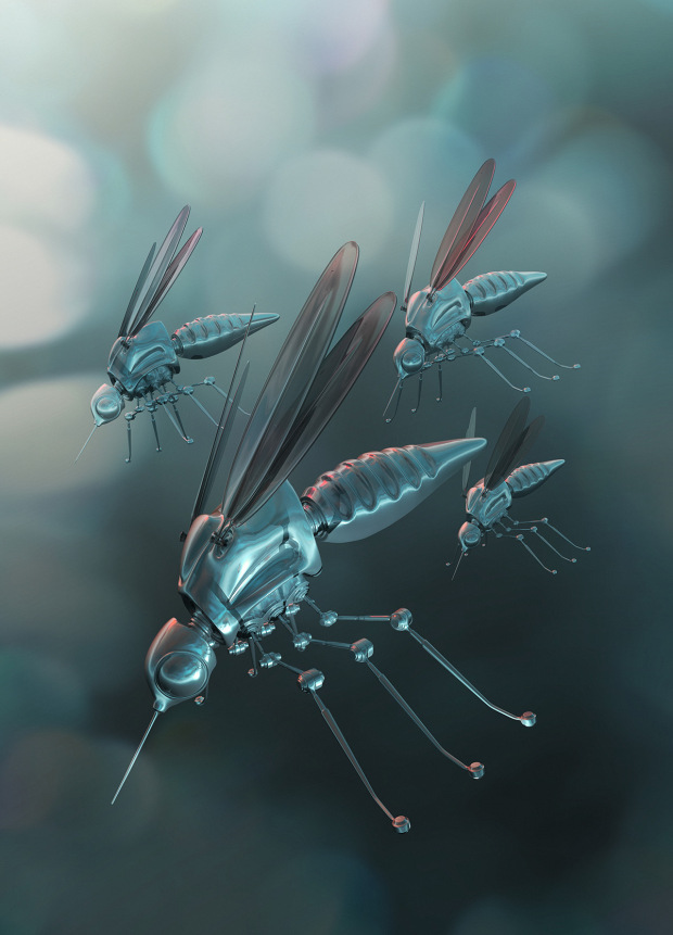 Nano drones, artwork