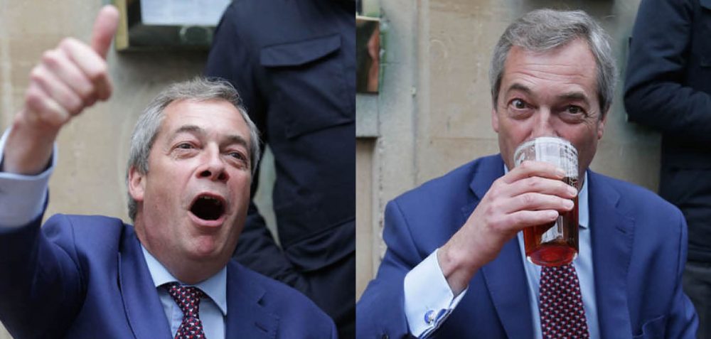 Nigel Farage wasted