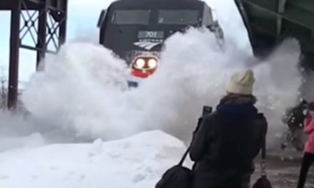 Train Snow Tsunami