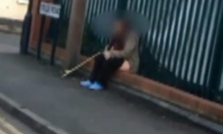 Woman Shitting In Public