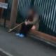 Woman Shitting In Public
