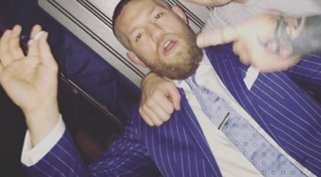 Conor Partying