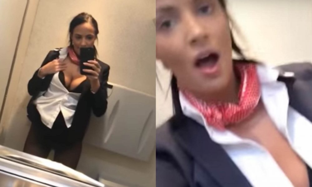 Flight Attendant Gets Busted Using Inflight WiFi To Perform Cam Show (VIDEO) - Sick Chirpse