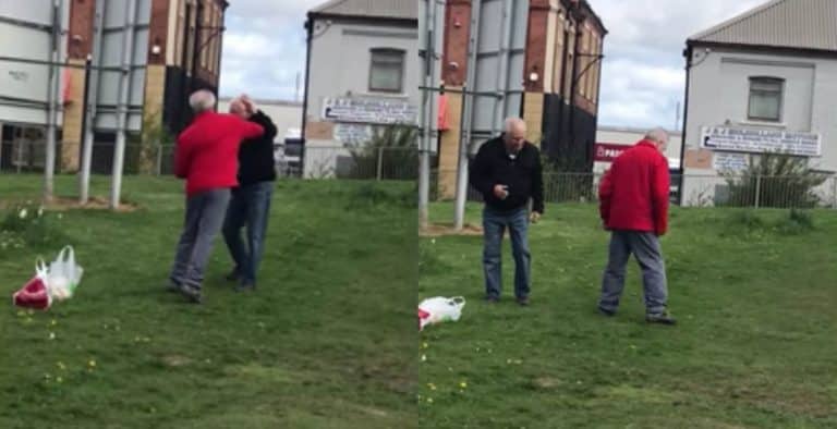 Two OAPS In Savage Punch Up Stop Mid-Fight To Find Lost Glasses (VIDEO)