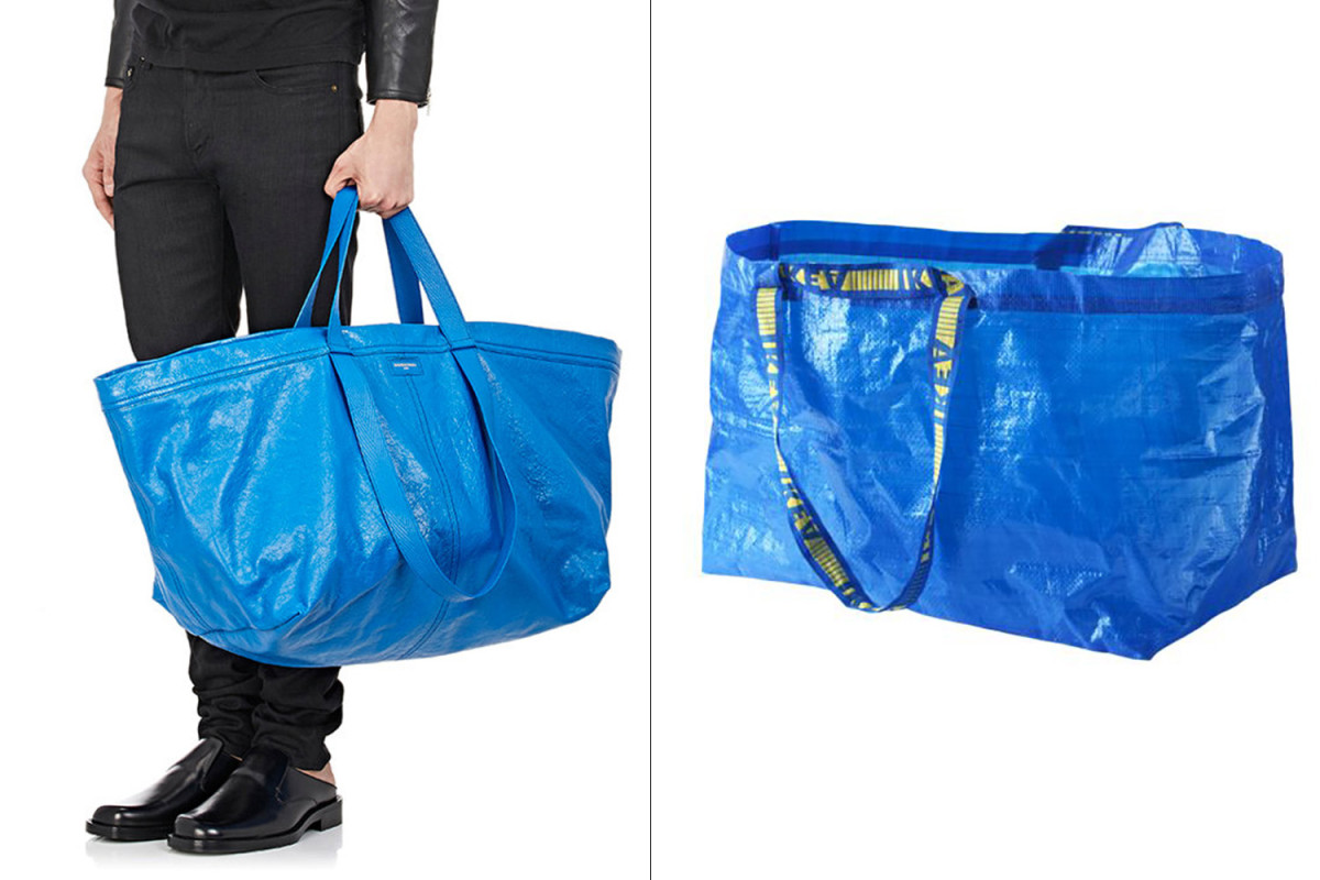 Absolute Morons Have Been Paying £1600 For This Designer Ikea Blue Bag