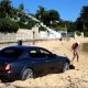Australian Guy parked Car Beach Golf
