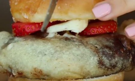 Deep Fried Nutella Burger