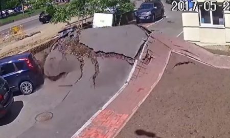 Explosive Eruption Devastates Street