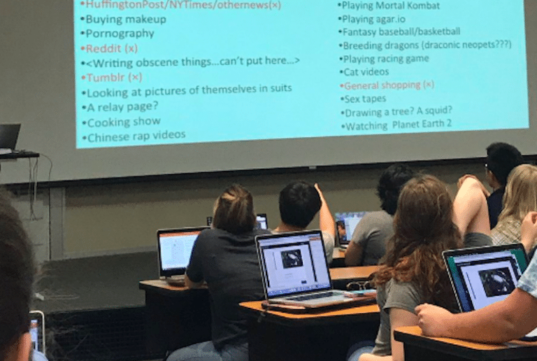 Uni Lecturer Shames Students By Publishing List Of All Their Embarrassing Internet Activity