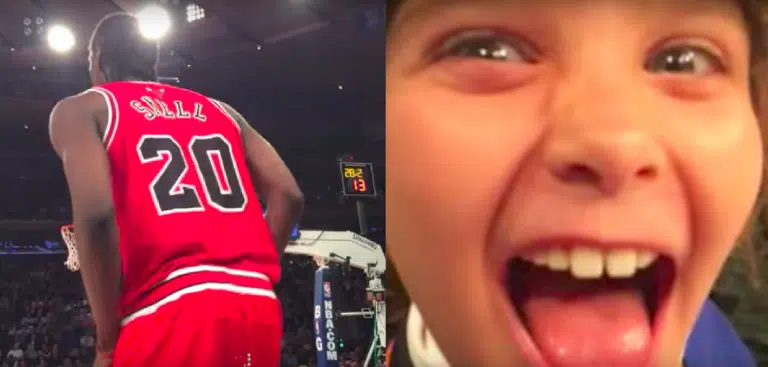 Basketball Player Ruthlessly Takes Out Heckling Fan (Who Happens To Be A Kid)