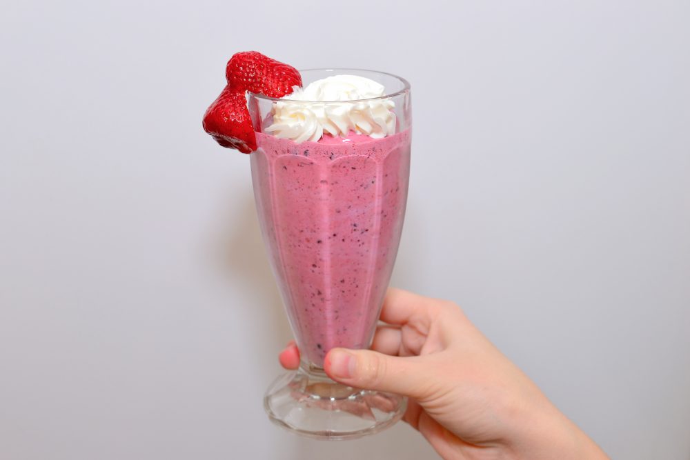 Strawberry milkshake