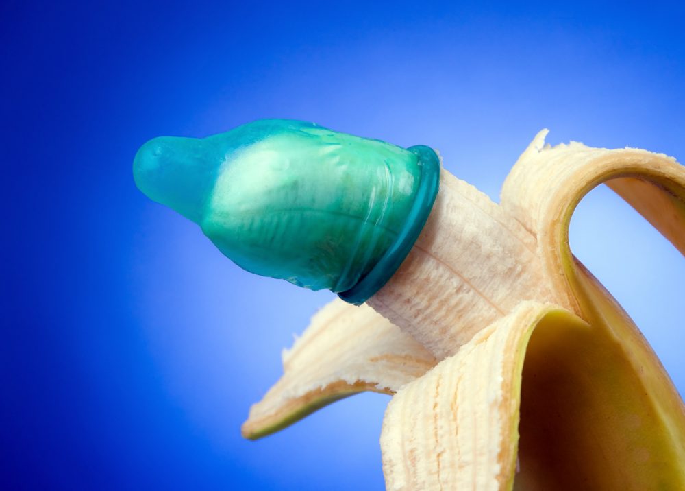 Banana Covered with Condom