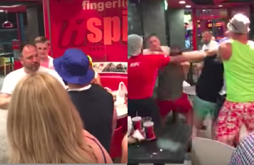 KFC brawl