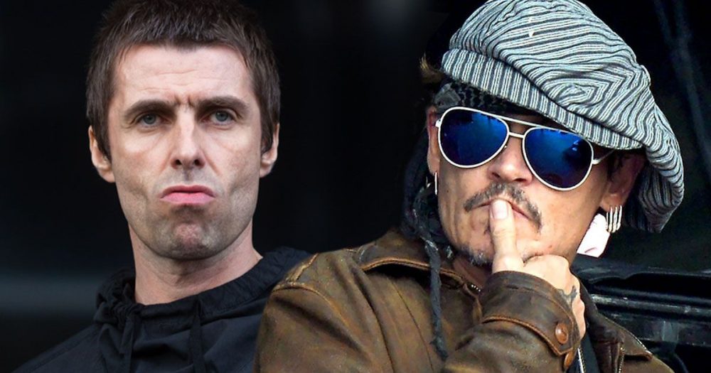 Liam Gallagher Johnny Depp