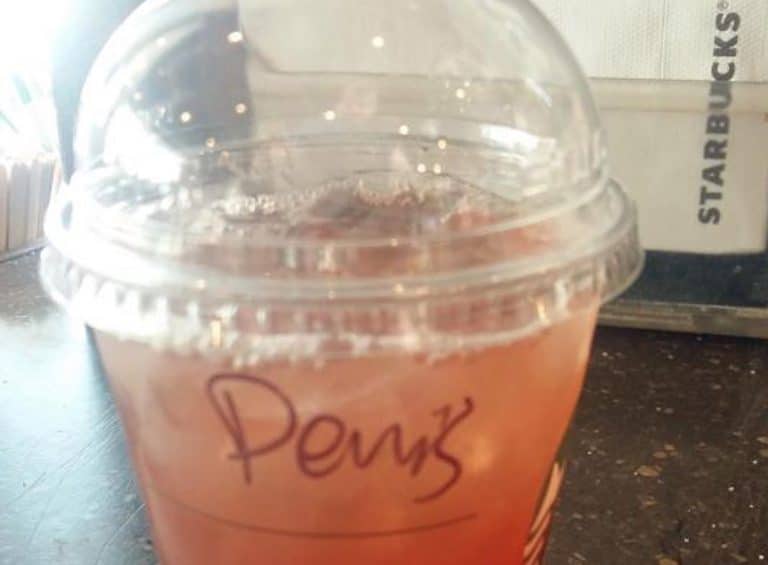 Starbucks Customer Gets ‘Penis’ Written On Cup After Ordering Blackberry Mojito Tea