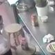 Woman waitress hot dog