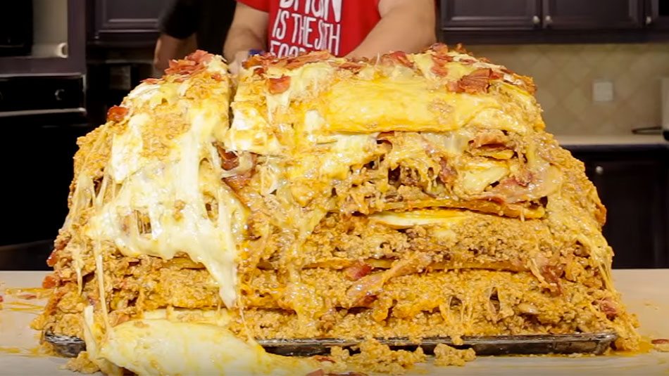1 million calorie lasagna