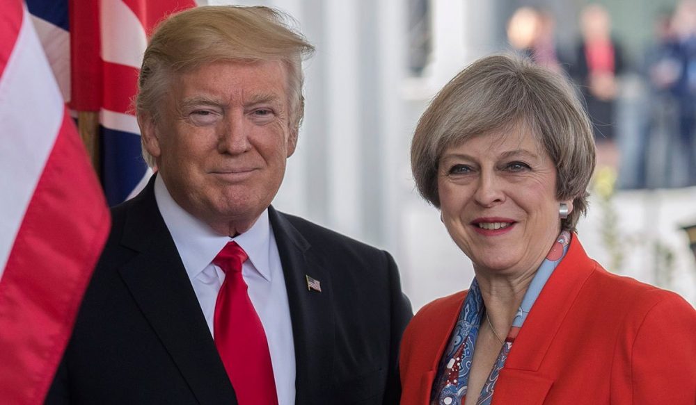 Donald Trump Theresa May