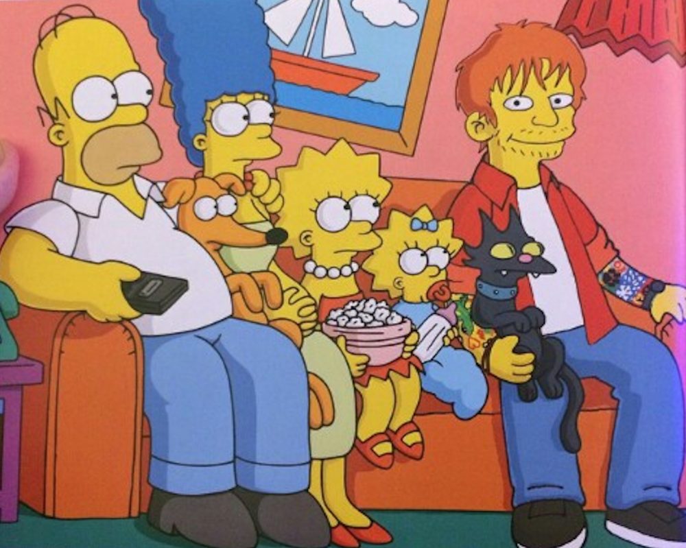 Ed Sheeran Simpsons