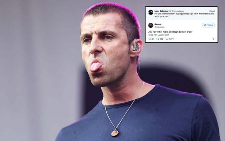 Liam Gallagher Refused Buying Cigs Without ID; Internet Reacts Accordingly