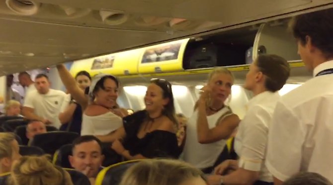 Ryanair hen party