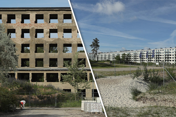 The Prora before and after